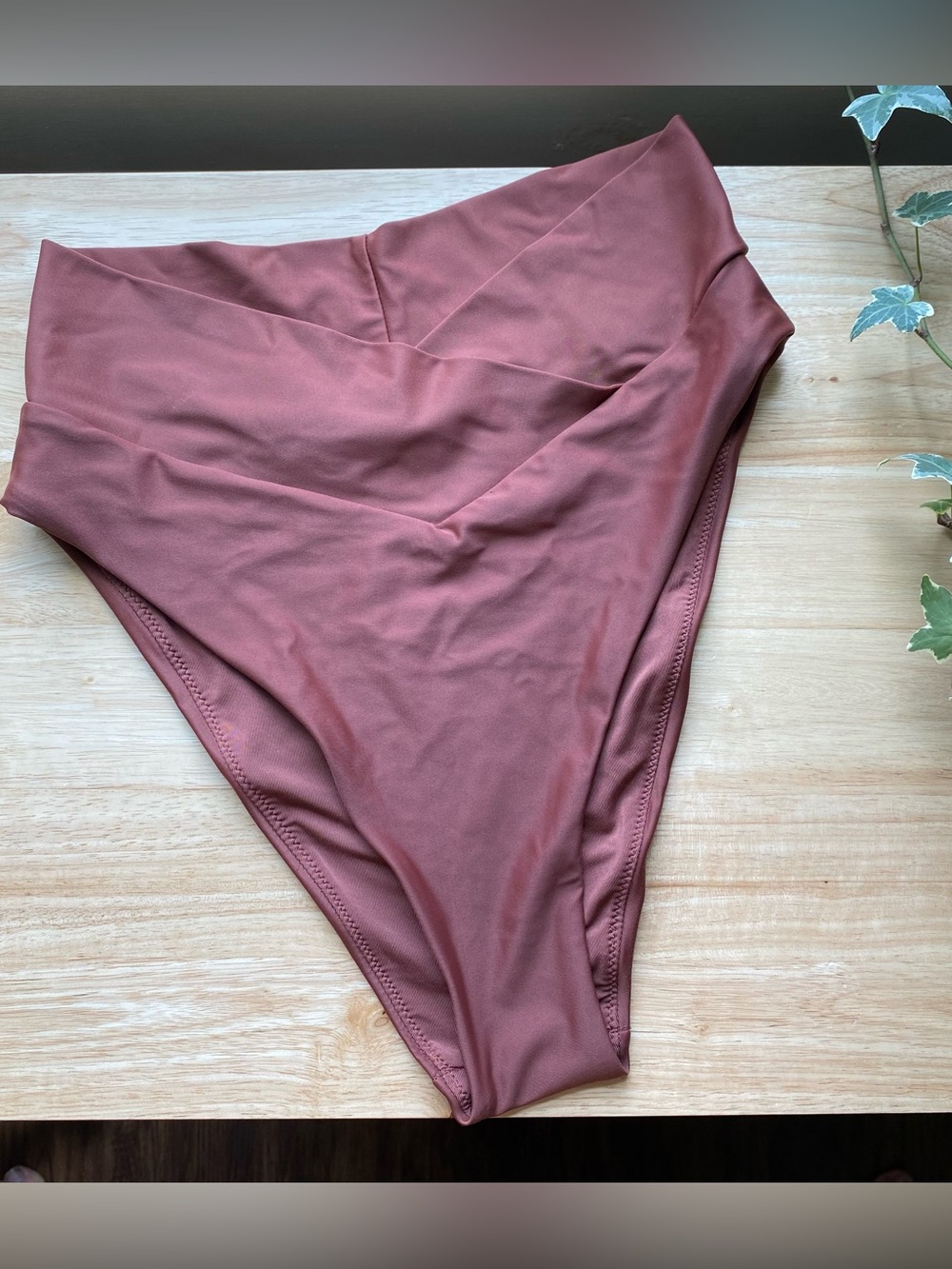 Aerie High-Waist mauve Bikini Bottoms